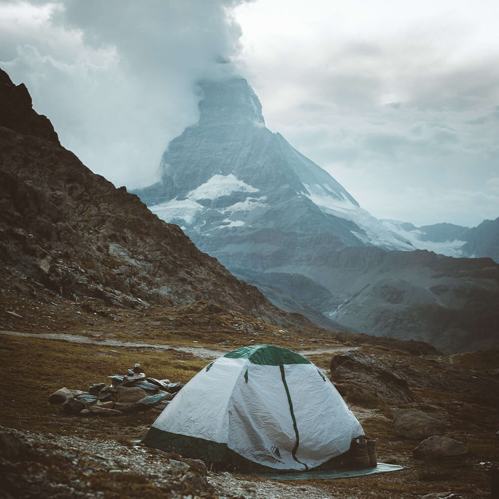 Wild camping in Switzerland