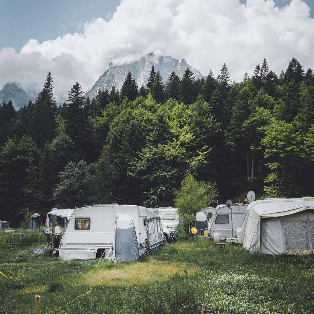 Campsite in Romania