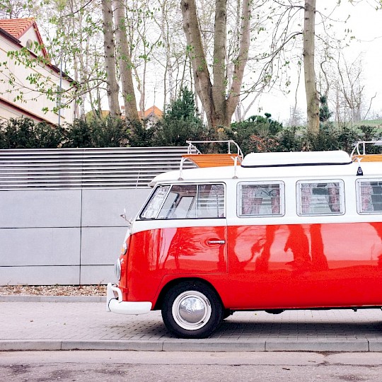 Campervan en la ciudad