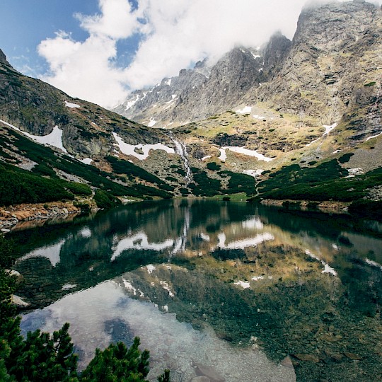 Lake in the mountains