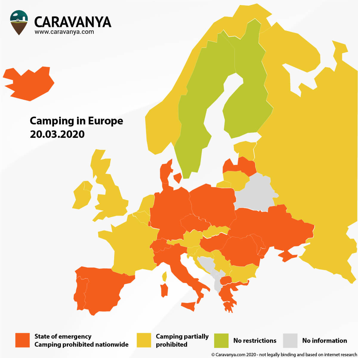 Corona Europe Map