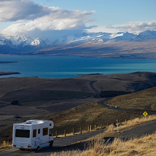 Viajando en Nueva Zelanda en autocaravana