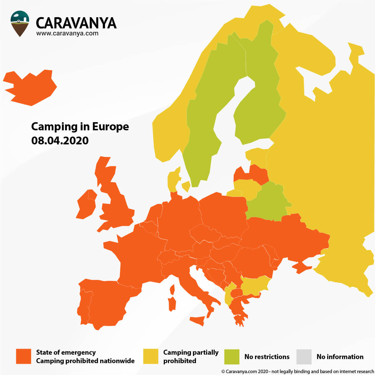 Corona Europe Map