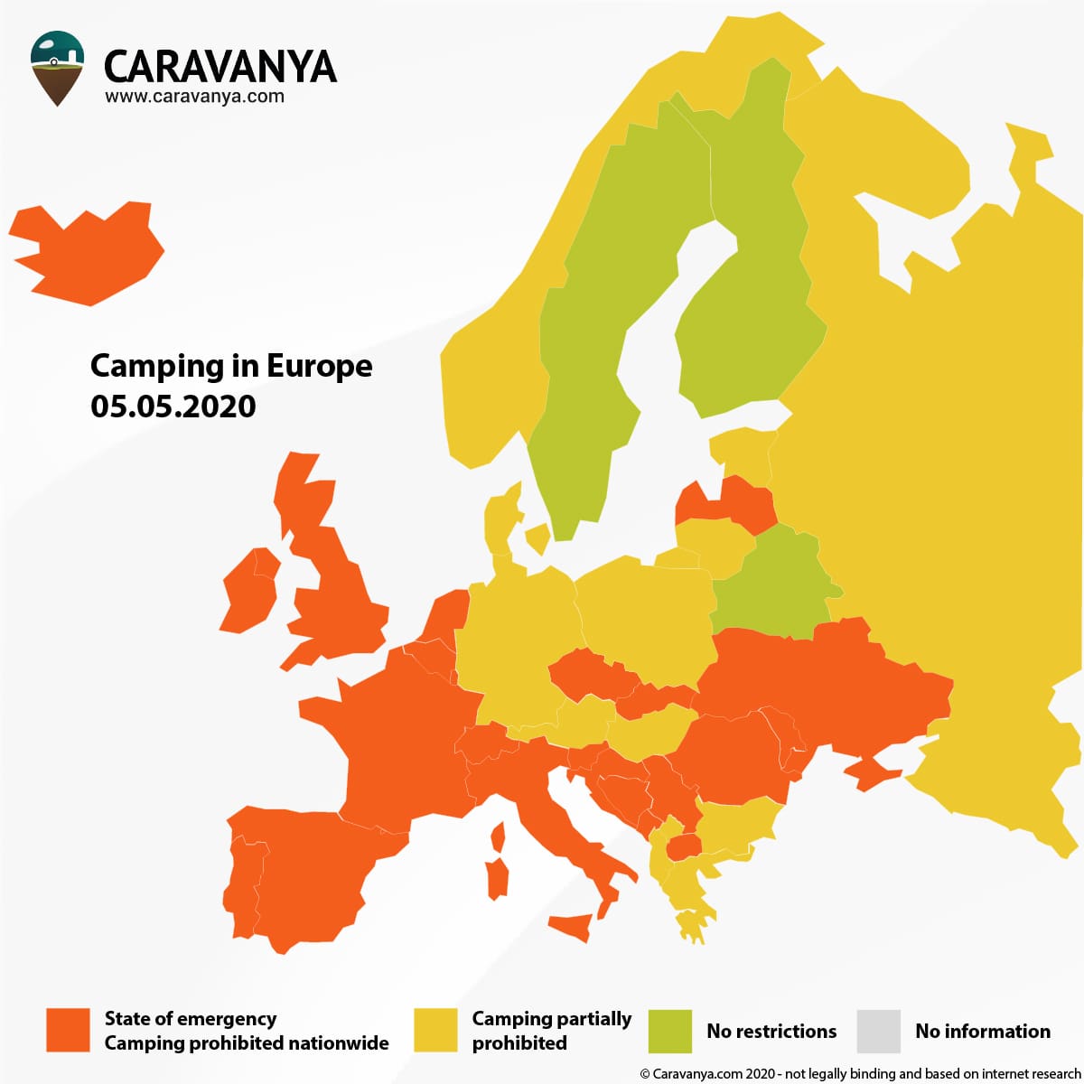 Corona Europe Map