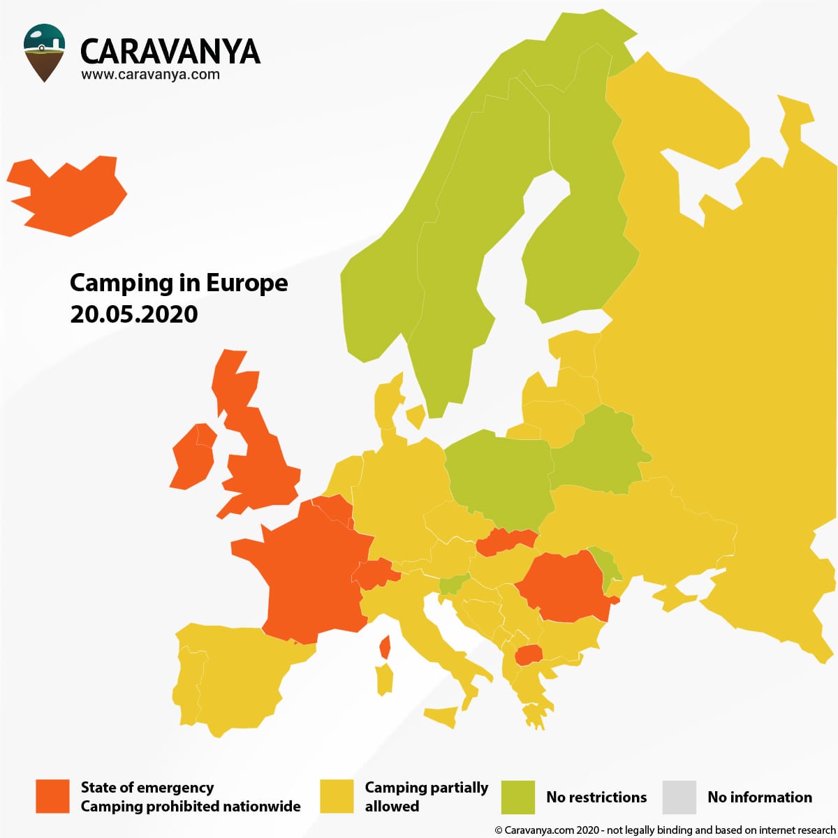 Corona Europe Map