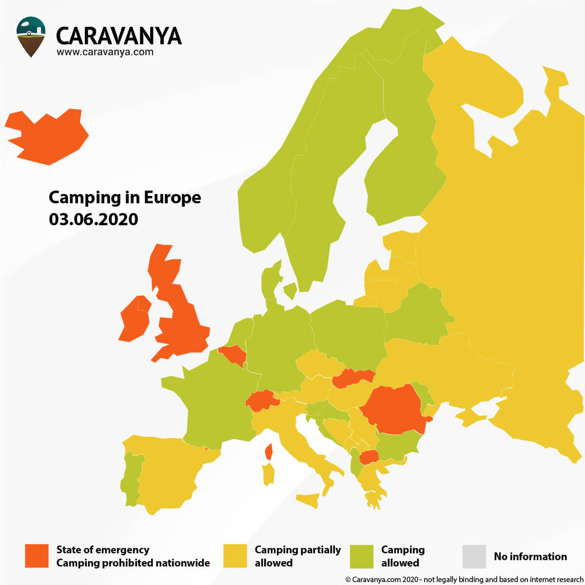 Corona Europe Map