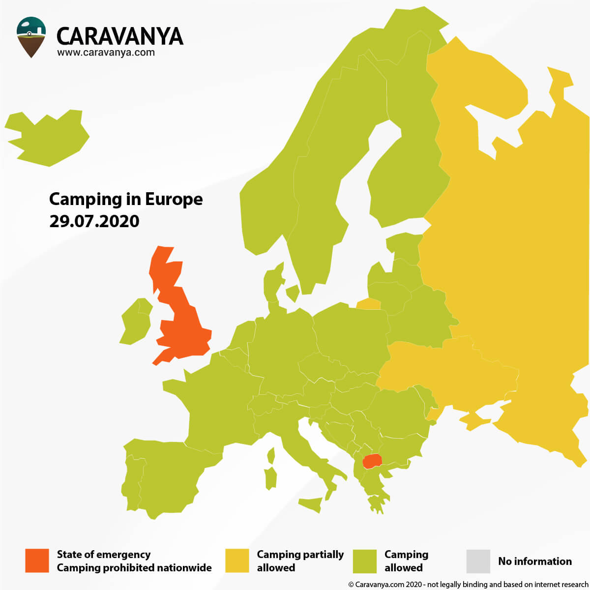 Corona Europe Map