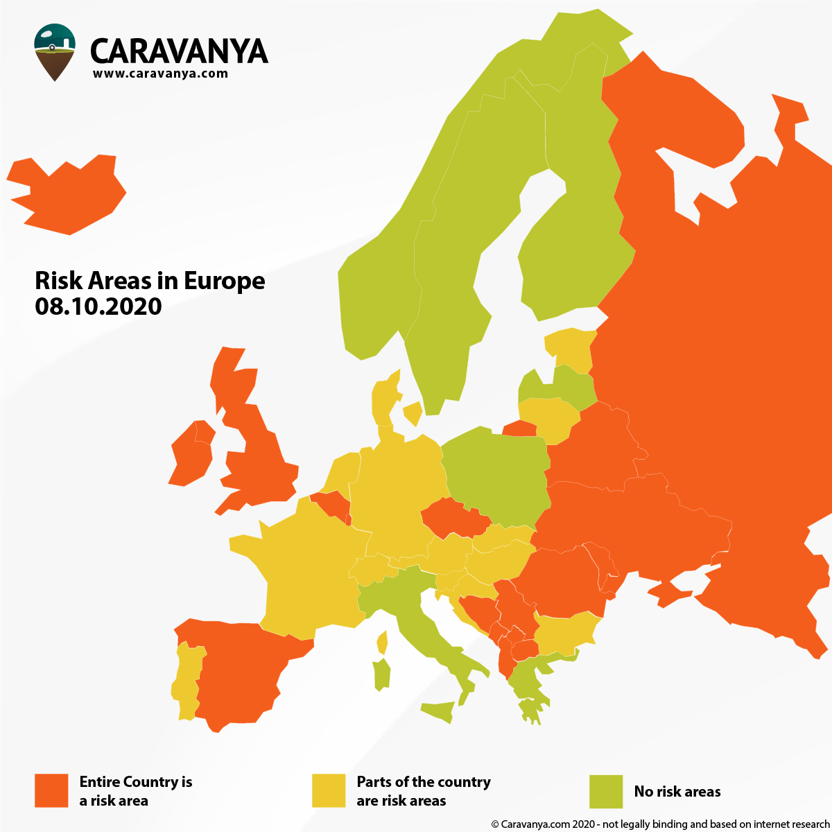 Corona Europe Map