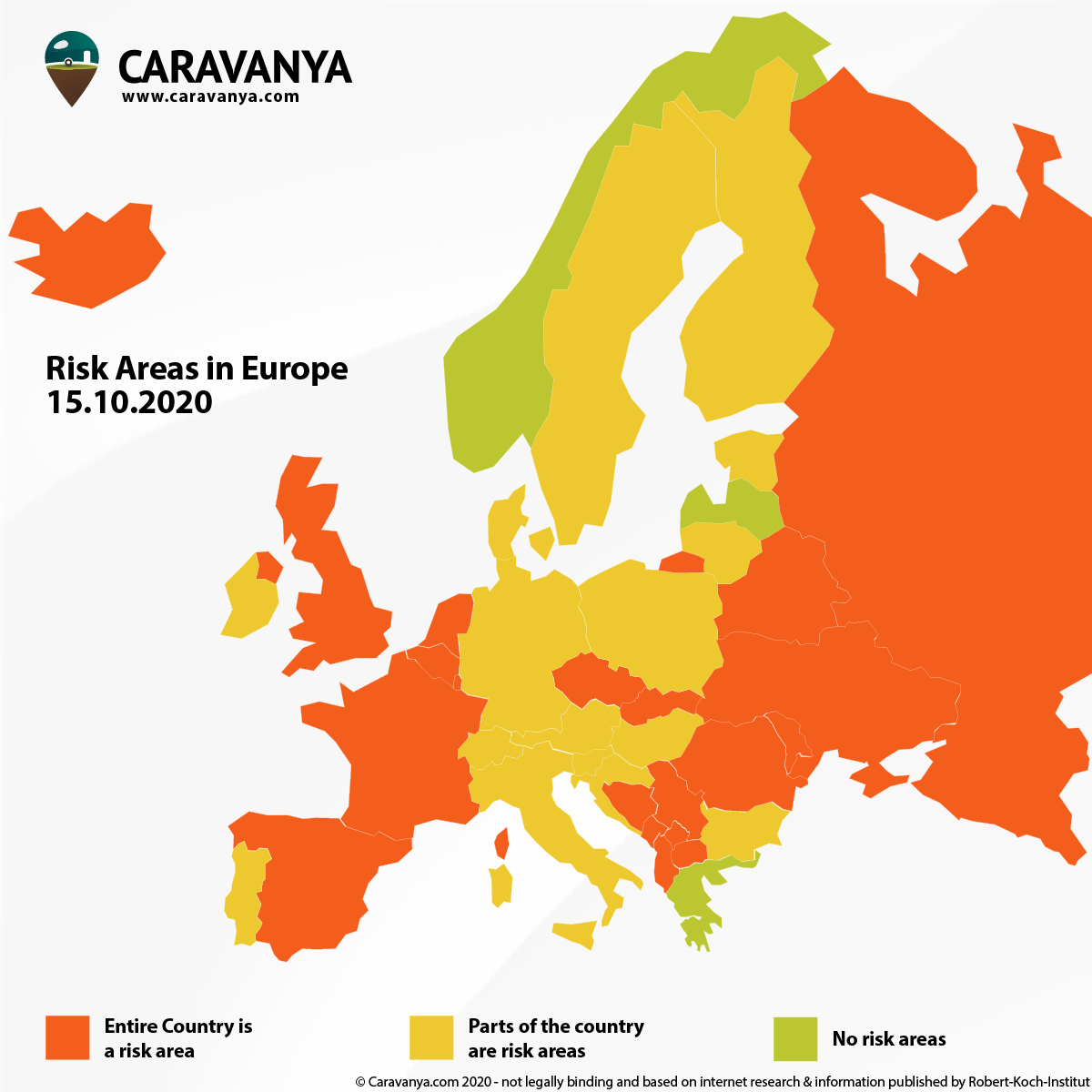 Corona Europe Map