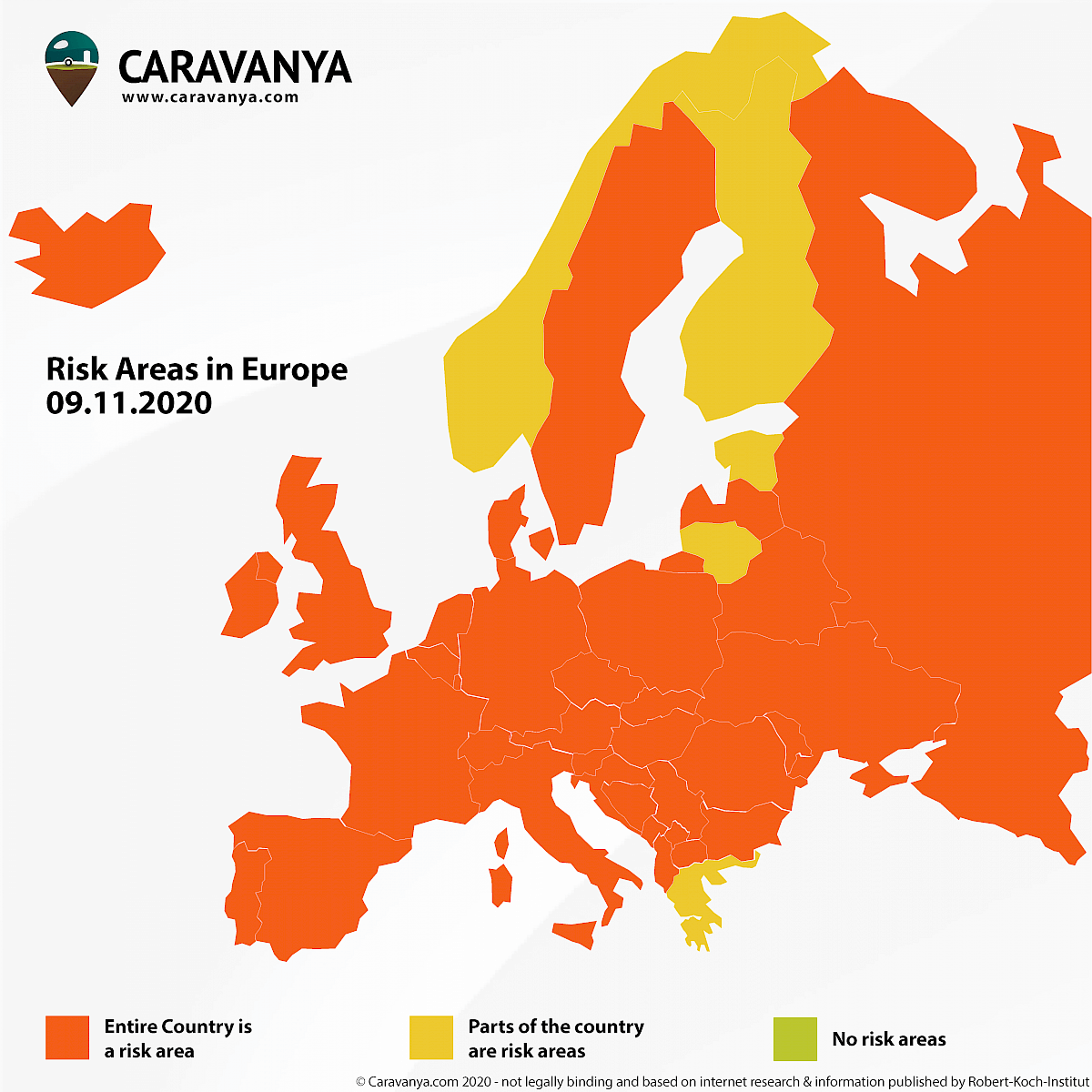 Corona Europe Map