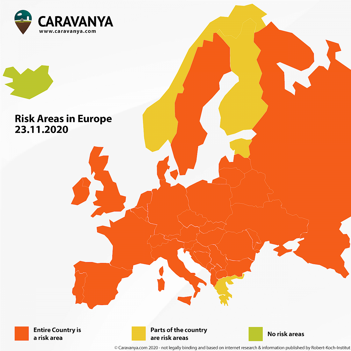 Corona Europe Map