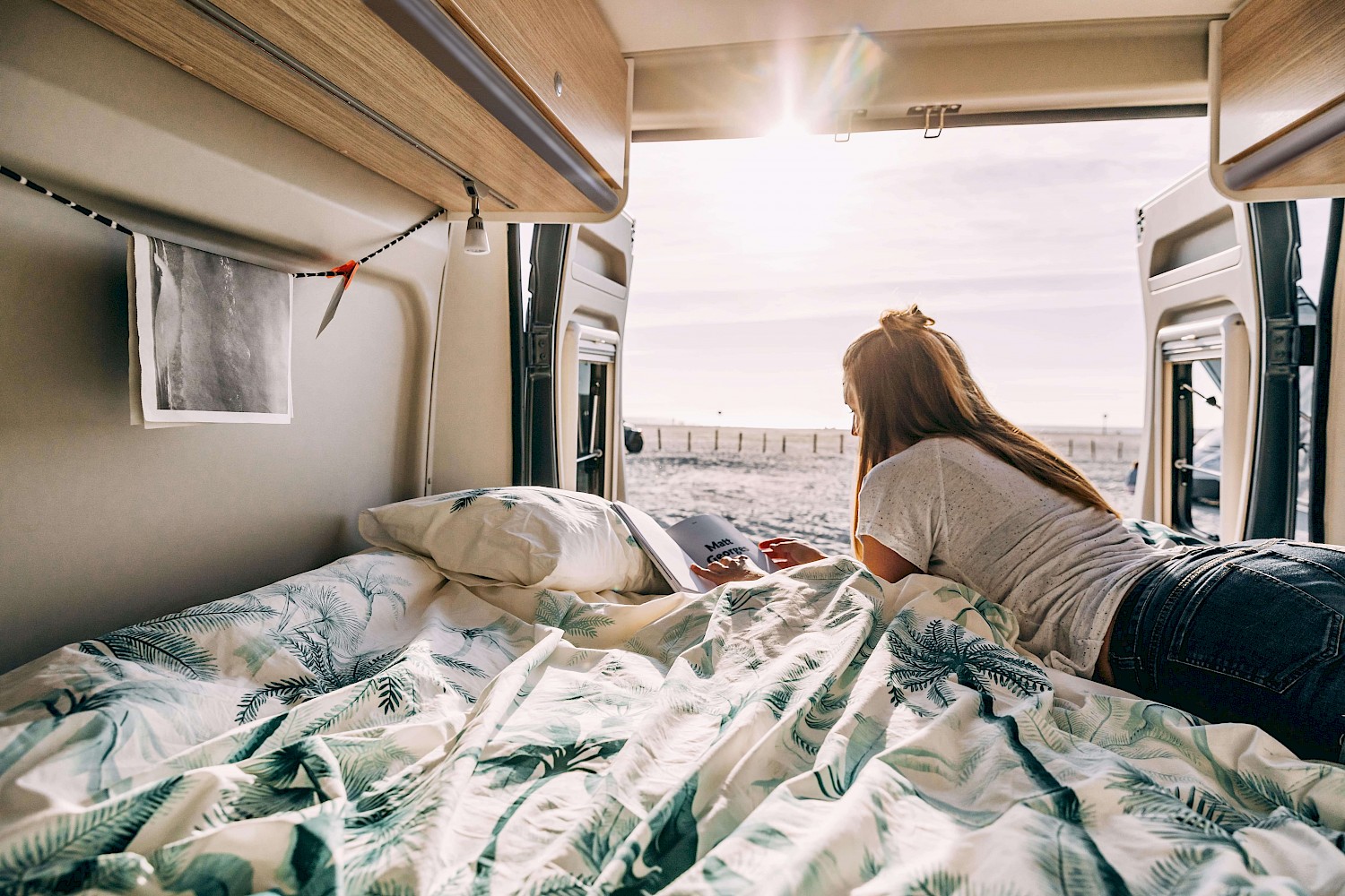 Interior of a SUNLIGHT campervan