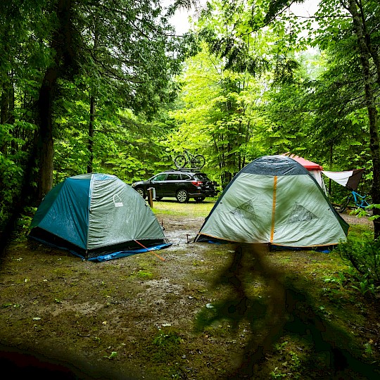 Acampada libre en Canadá