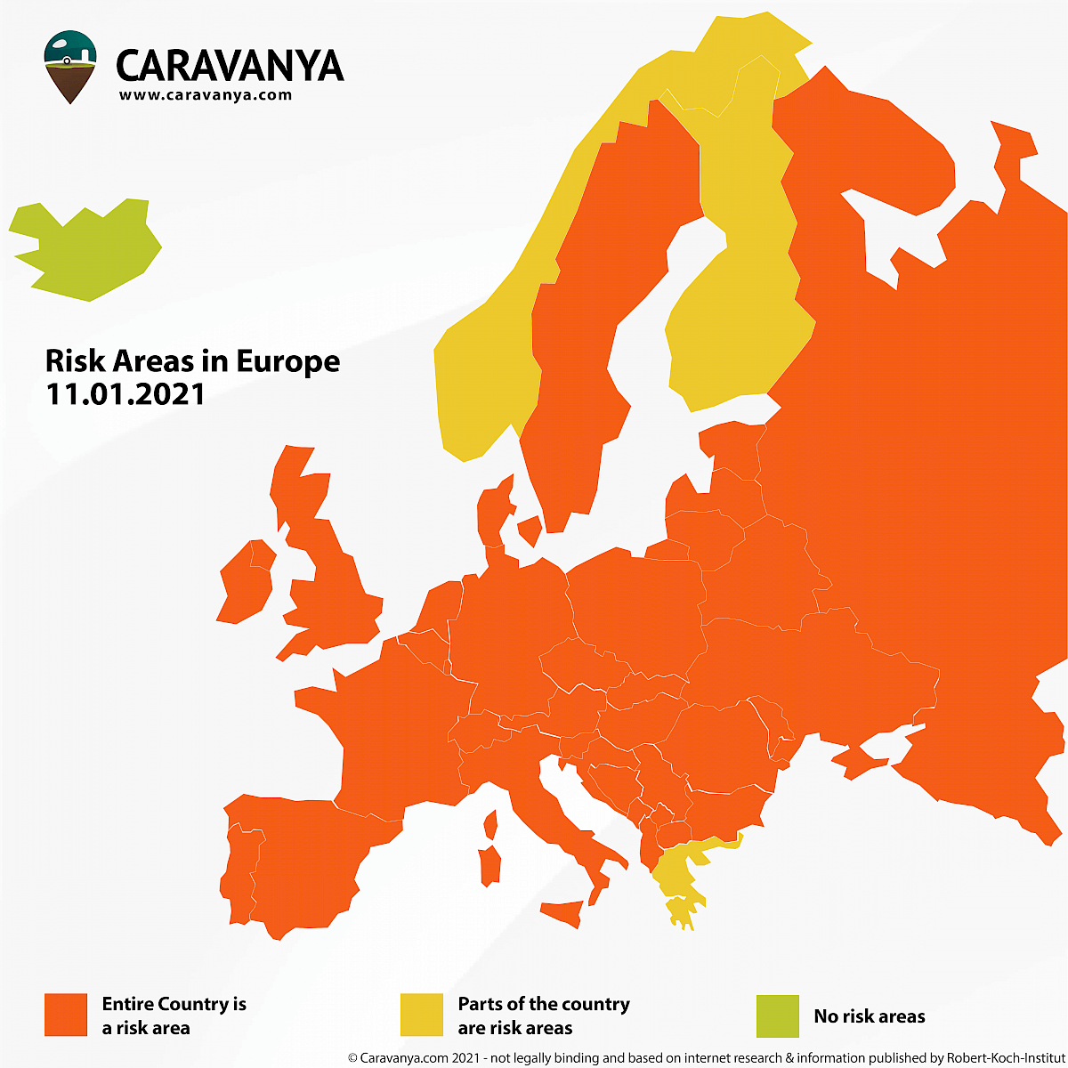 Corona Europe Map