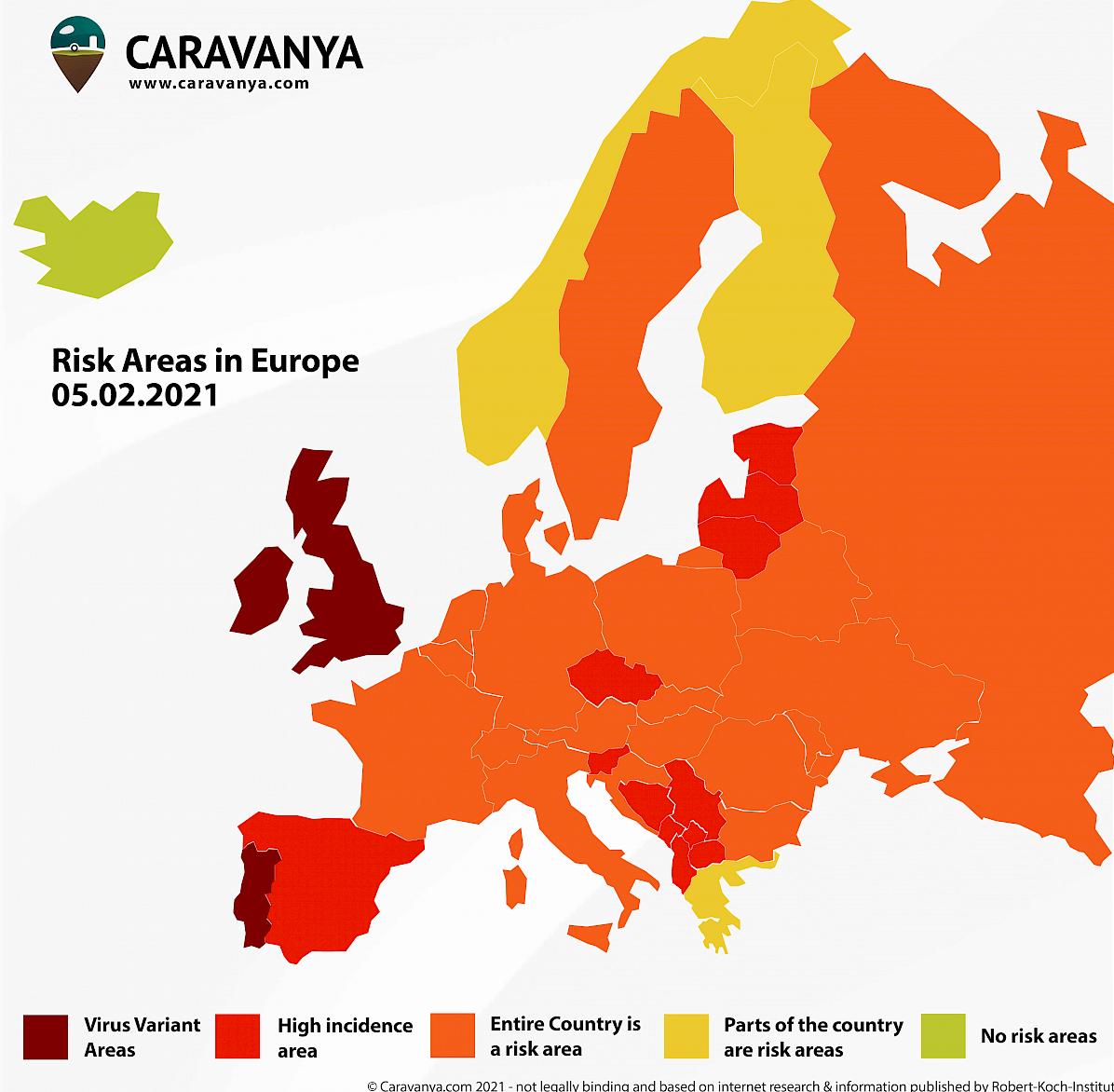 Corona Europe Map