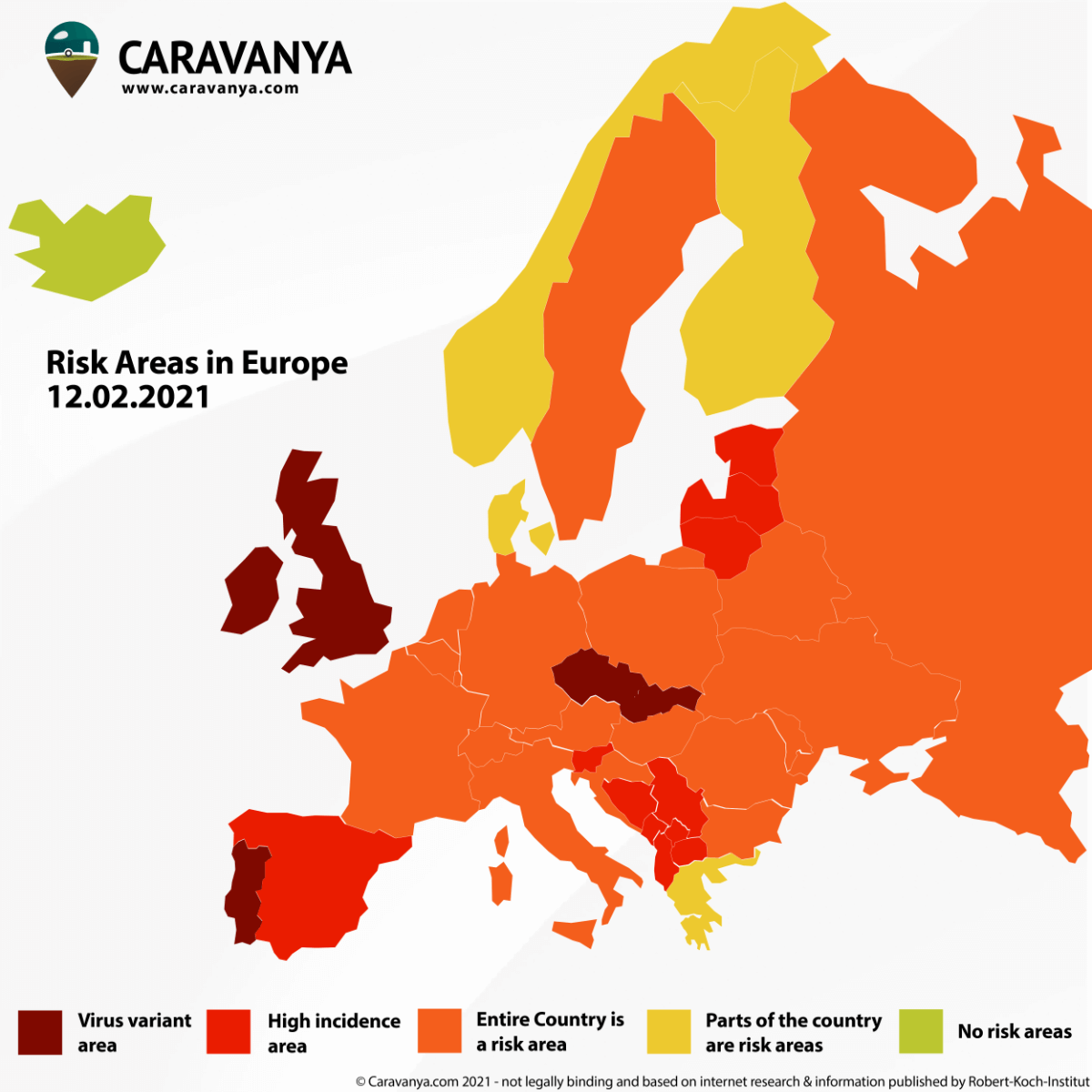 Corona Europe Map