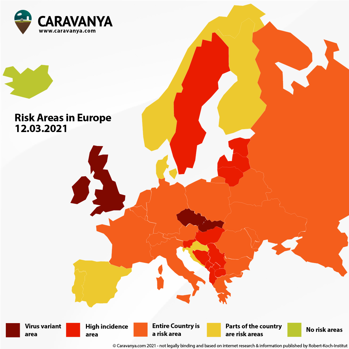 Corona Europe Map