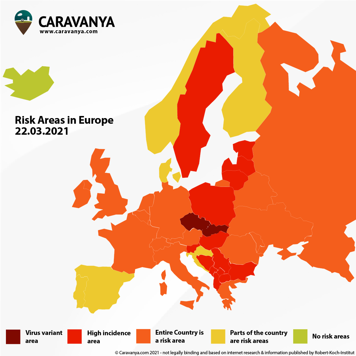 Corona Europe Map