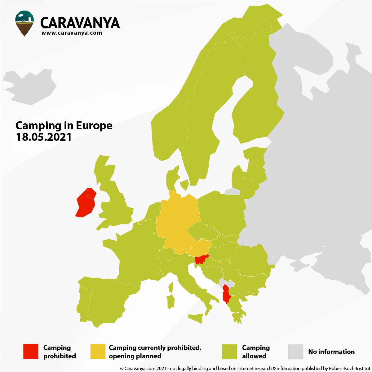 Corona Europe Map