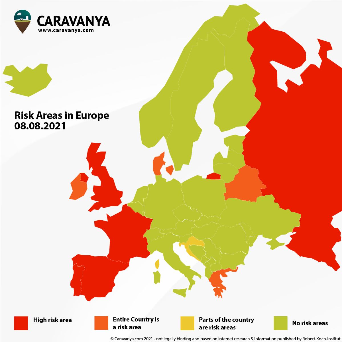 Corona Europe Map