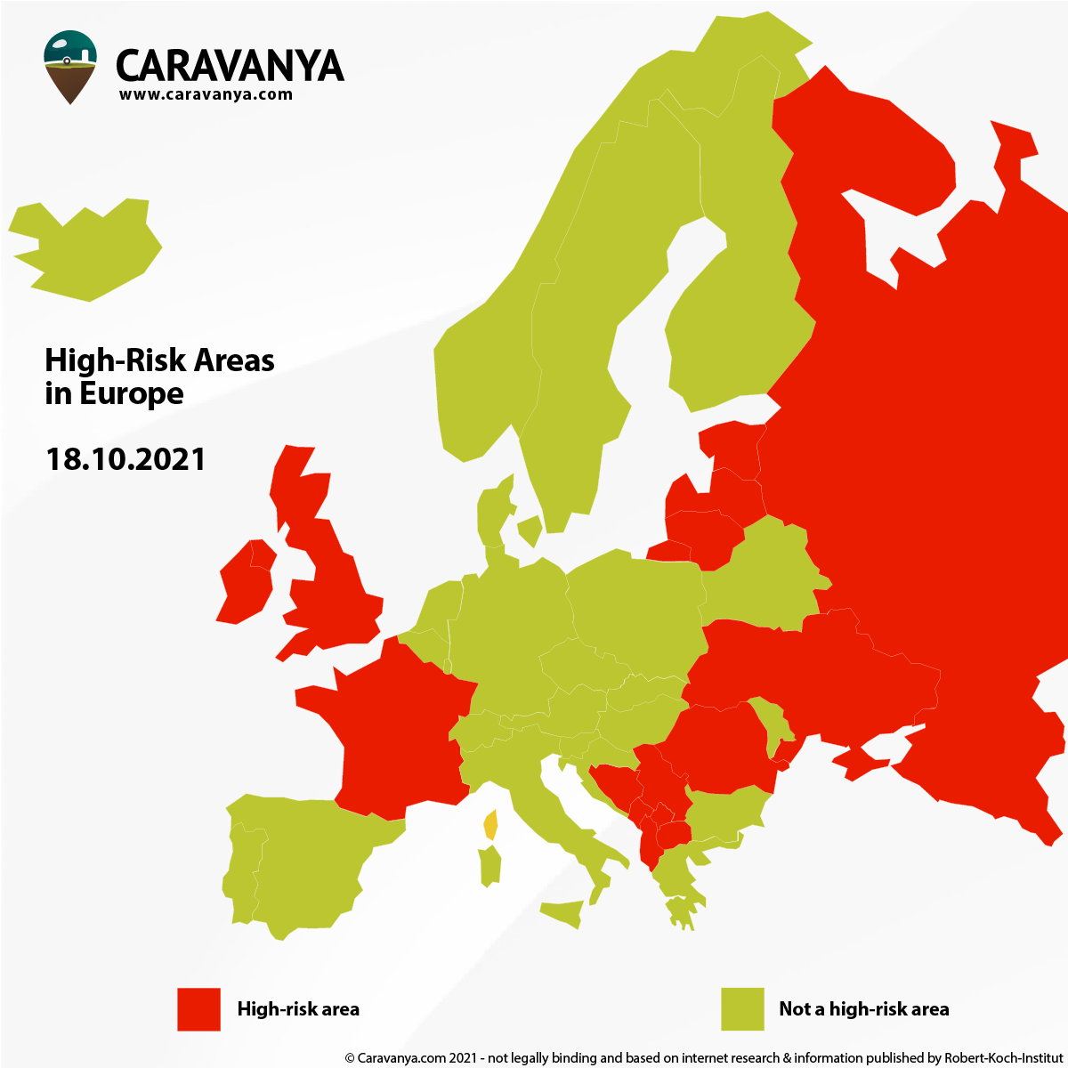 Corona Europe Map