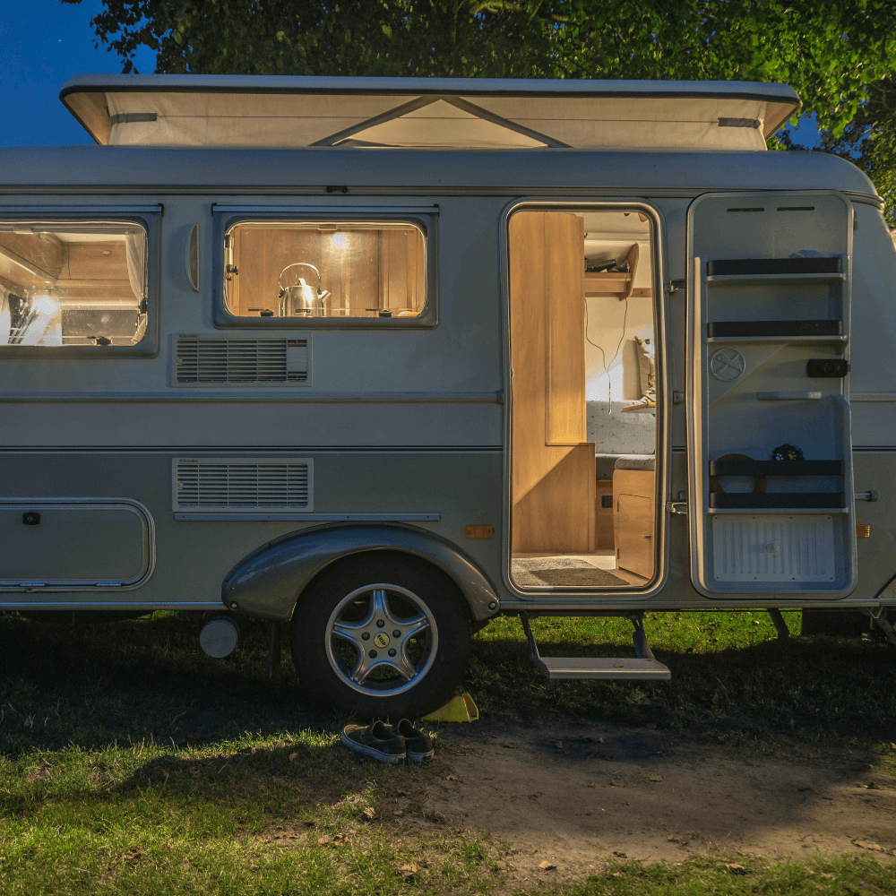 Uso de calzos en la acampada