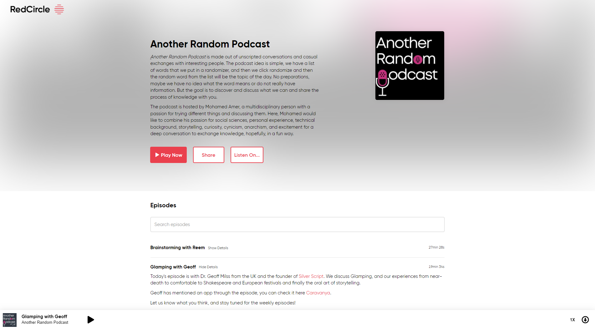 Caravanya bei Another Random Podcast