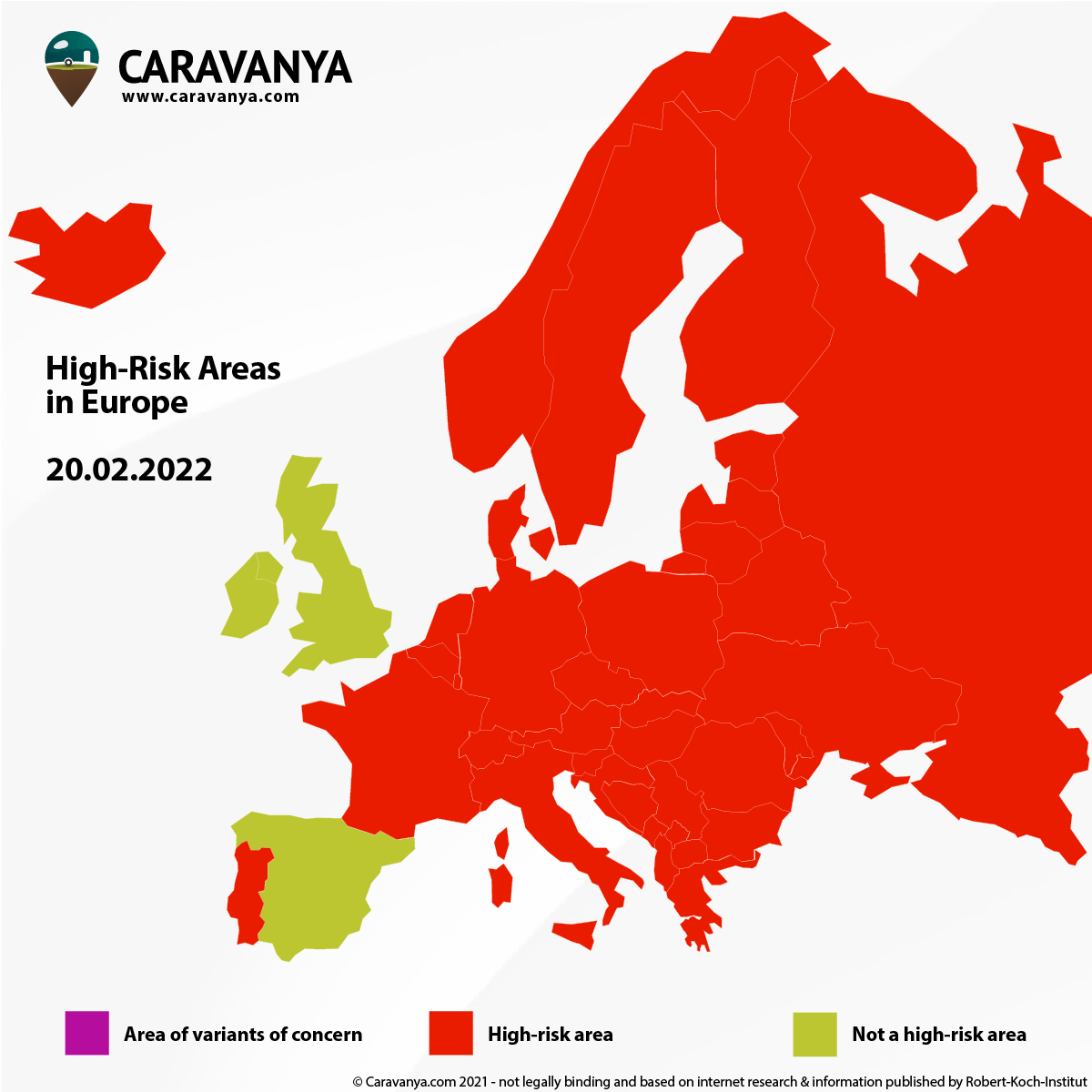 Corona Europe Map